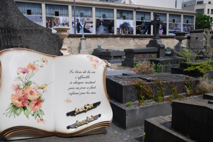Syrie expo Muzaffar Salmann vue du cimetière de Grenelle mai 2015 (2) (Copier)